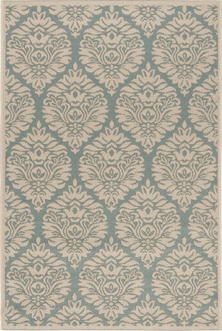 Safavieh Beach House BHS135 Aqua / Cream Area Rug