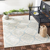 Safavieh Beach House BHS135 Aqua / Cream Area Rug