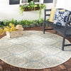 Safavieh Beach House BHS135 Aqua / Cream Area Rug