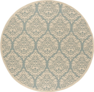 Safavieh Beach House BHS135 Aqua / Cream Area Rug