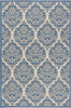 Safavieh Beach House BHS135 Cream / Blue Area Rug