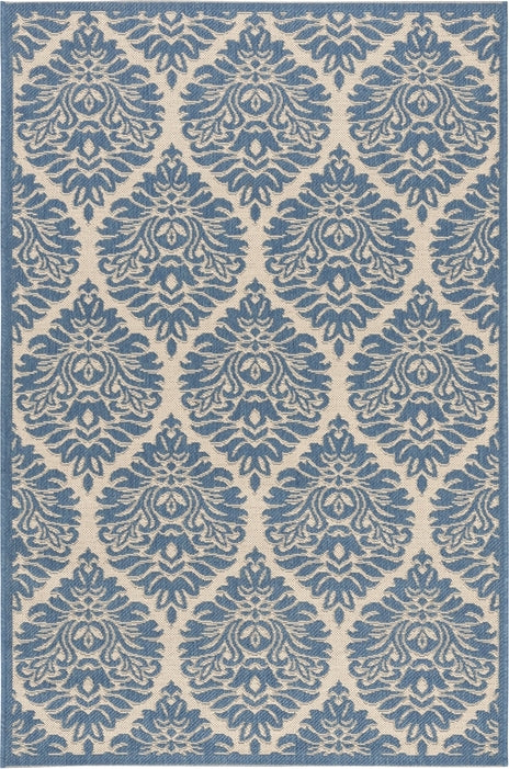 Safavieh Beach House BHS135 Cream / Blue Area Rug