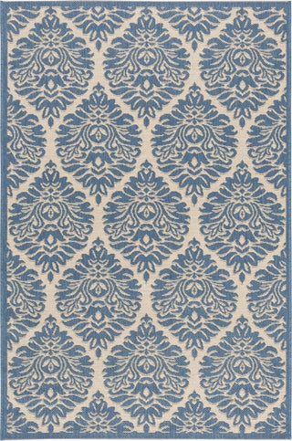 Safavieh Beach House BHS135 Cream / Blue Area Rug