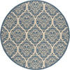 Safavieh Beach House BHS135 Cream / Blue Area Rug