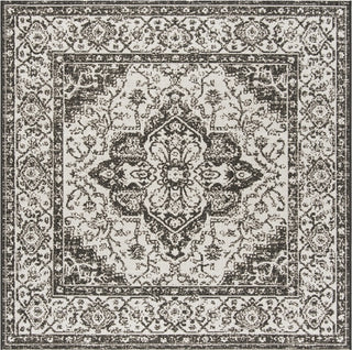 Safavieh Beach House BHS137 Light Grey / Charcoal Area Rug