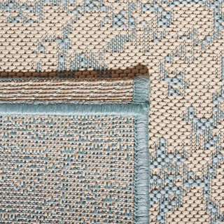 Safavieh Beach House BHS137 Cream / Aqua Area Rug