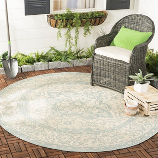 Safavieh Beach House BHS137 Cream / Aqua Area Rug