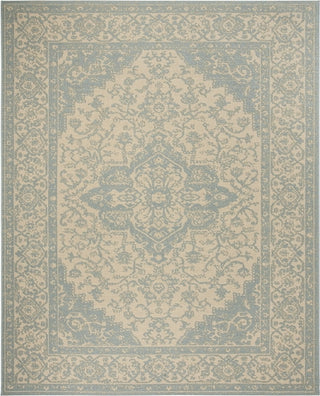 Safavieh Beach House BHS137 Cream / Aqua Area Rug