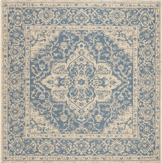 Safavieh Beach House BHS137 Blue / Creme Area Rug