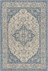 Safavieh Beach House BHS137 Cream / Blue Area Rug