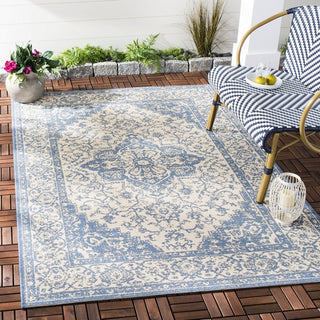 Safavieh Beach House BHS137 Cream / Blue Area Rug