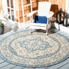 Safavieh Beach House BHS137 Cream / Blue Area Rug