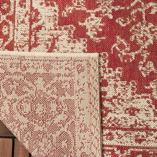 Safavieh Beach House BHS137 Red / Creme Area Rug