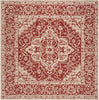 Safavieh Beach House BHS137 Red / Creme Area Rug