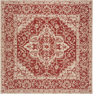 Safavieh Beach House BHS137 Red / Creme Area Rug