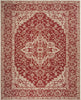 Safavieh Beach House BHS137 Red / Creme Area Rug