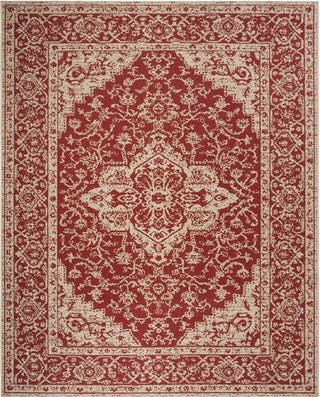 Safavieh Beach House BHS137 Red / Creme Area Rug