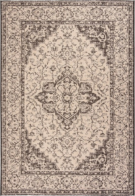 Safavieh Beach House BHS137 Creme / Brown Area Rug