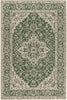 Safavieh Beach House BHS137 Green / Creme Area Rug