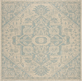 Safavieh Beach House BHS138 Aqua / Cream Area Rug