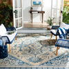 Safavieh Beach House BHS138 Blue / Creme Area Rug