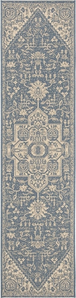 Safavieh Beach House BHS138 Cream / Blue Area Rug