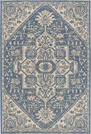 Safavieh Beach House BHS138 Cream / Blue Area Rug