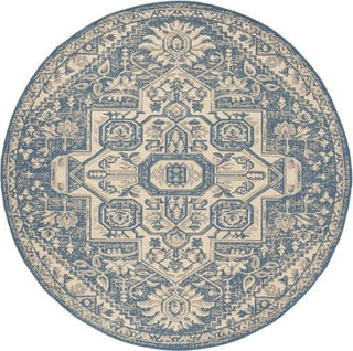 Safavieh Beach House BHS138 Cream / Blue Area Rug