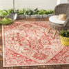 Safavieh Beach House BHS138 Red / Creme Area Rug