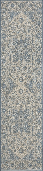 Safavieh Beach House BHS139 Cream / Blue Area Rug