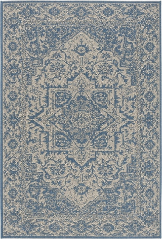 Safavieh Beach House BHS139 Cream / Blue Area Rug