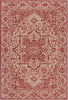 Safavieh Beach House BHS139 Red / Creme Area Rug