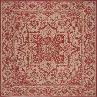 Safavieh Beach House BHS139 Red / Creme Area Rug