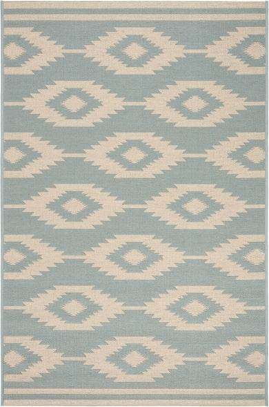 Safavieh Beach House BHS171 Cream / Aqua Area Rug