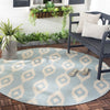 Safavieh Beach House BHS171 Cream / Aqua Area Rug