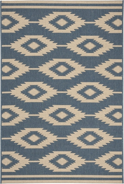 Safavieh Beach House BHS171 Cream / Blue Area Rug