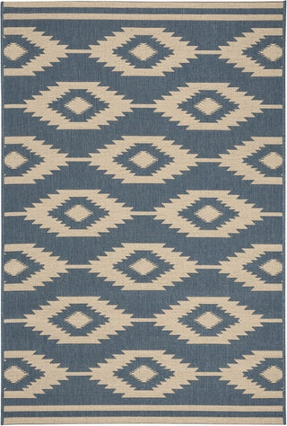 Safavieh Beach House BHS171 Cream / Blue Area Rug