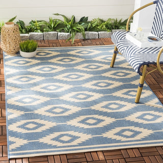 Safavieh Beach House BHS171 Cream / Blue Area Rug