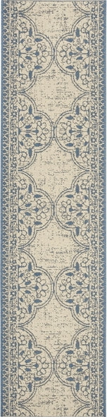 Safavieh Beach House BHS174 Blue / Creme Area Rug