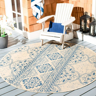 Safavieh Beach House BHS174 Blue / Creme Area Rug