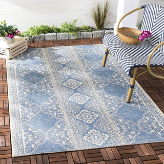 Safavieh Beach House BHS174 Cream / Blue Area Rug