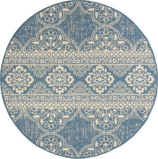 Safavieh Beach House BHS174 Cream / Blue Area Rug