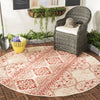 Safavieh Beach House BHS174 Red / Creme Area Rug