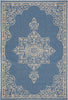 Safavieh Beach House BHS180 Cream / Blue Area Rug