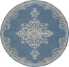 Safavieh Beach House BHS180 Cream / Blue Area Rug