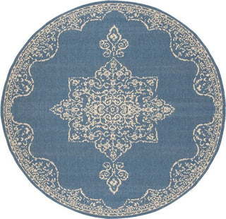 Safavieh Beach House BHS180 Cream / Blue Area Rug