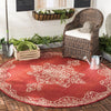 Safavieh Beach House BHS180 Red / Creme Area Rug