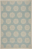 Safavieh Beach House BHS181 Aqua / Cream Area Rug