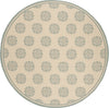 Safavieh Beach House BHS181 Cream / Aqua Area Rug