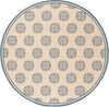 Safavieh Beach House BHS181 Blue / Creme Area Rug